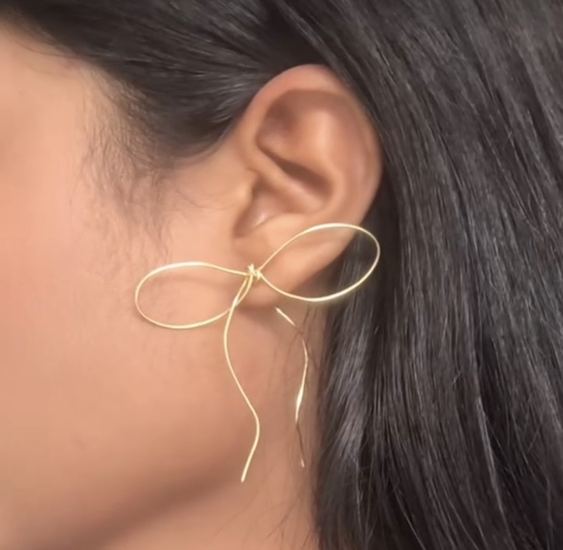 Pinterest Bow Earrings