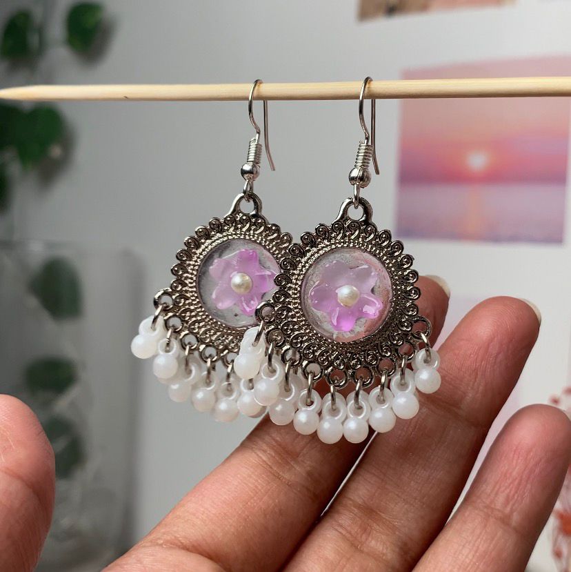 Mini Flora Jhumkis