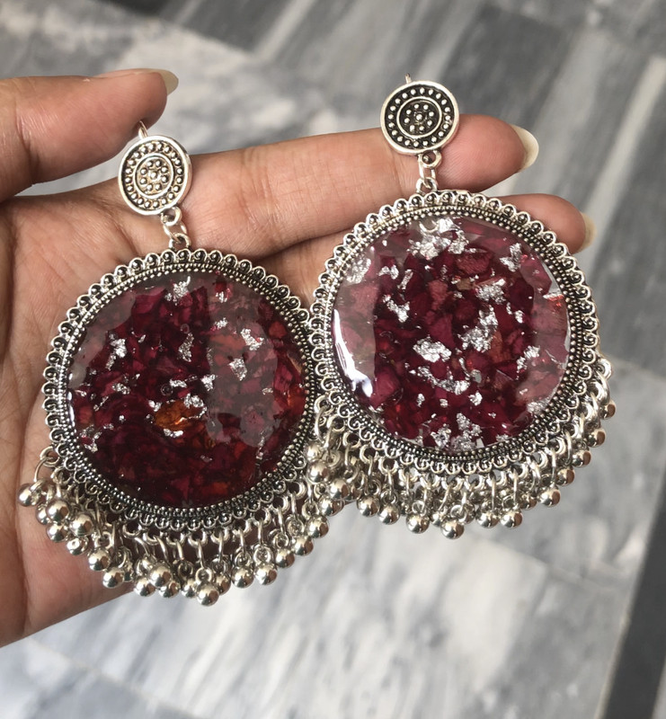 Rose Jhumkas