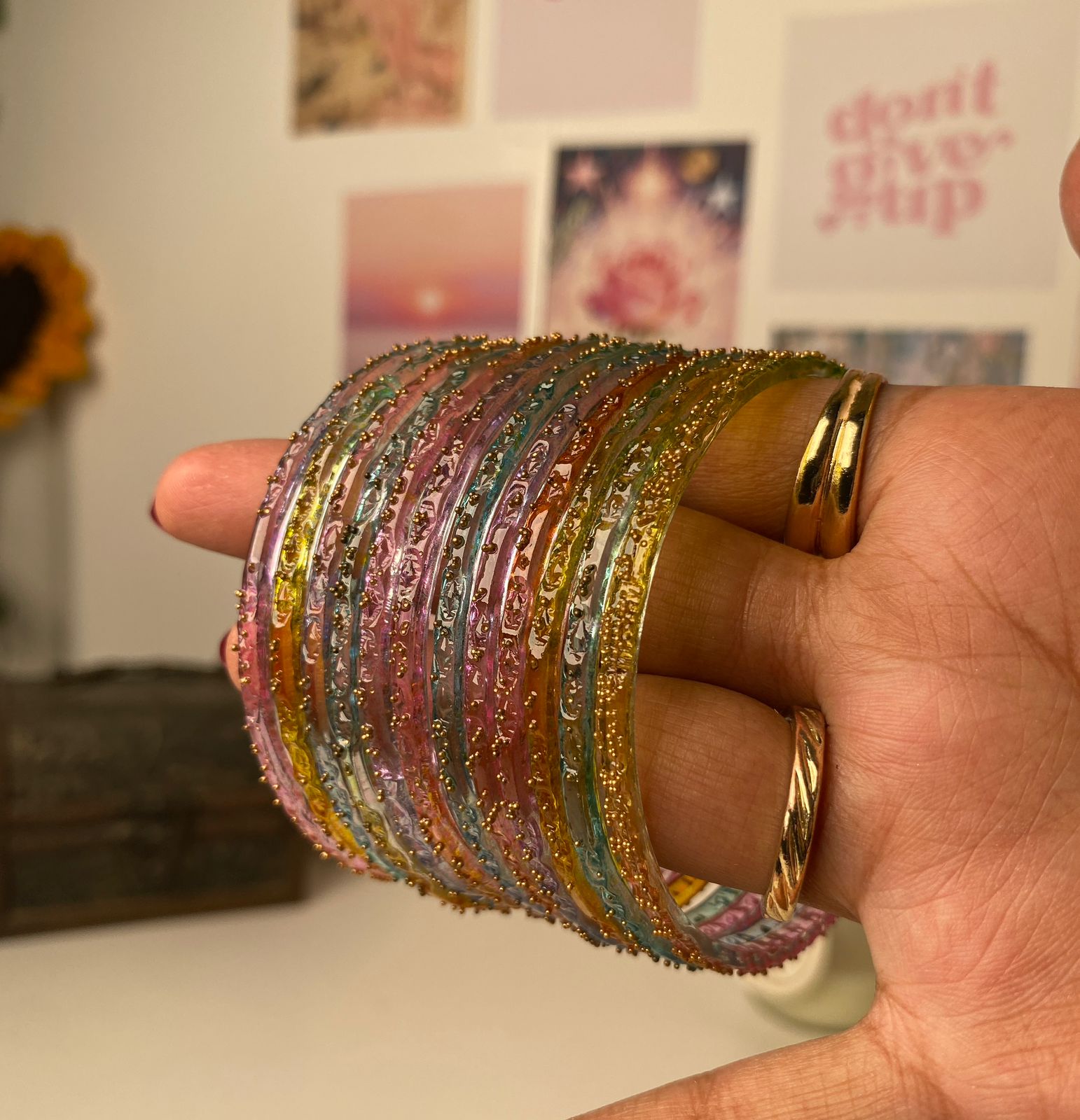 Candy Raindrop bangles