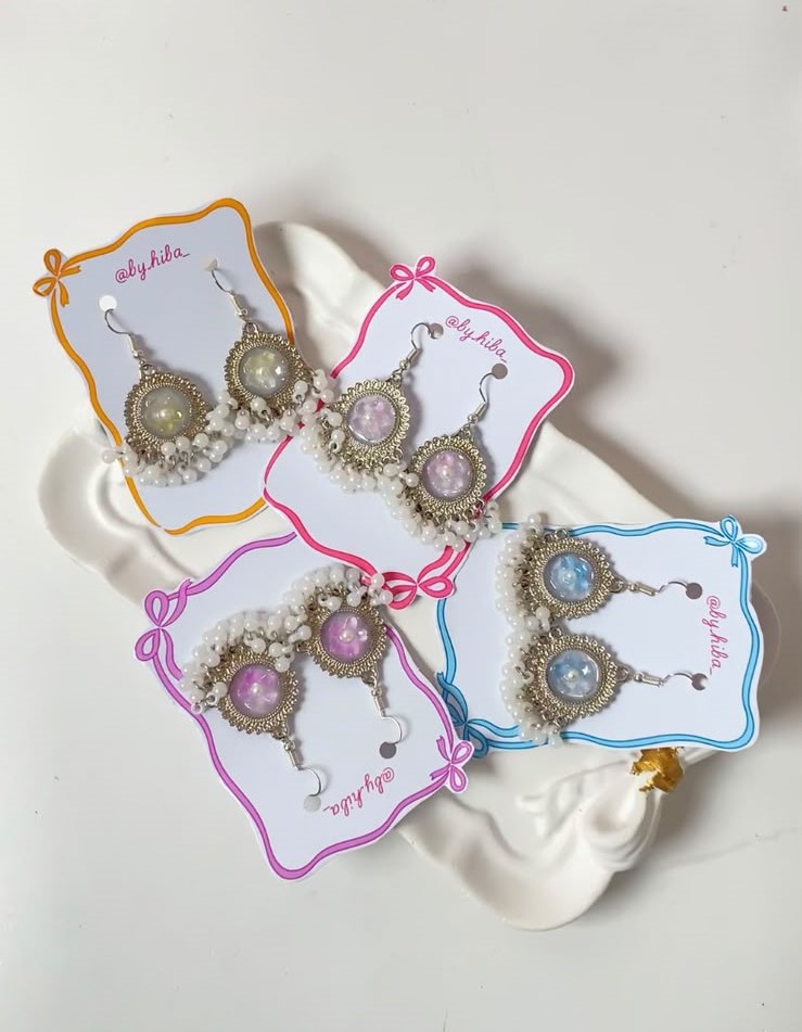 Mini Flora Jhumkis