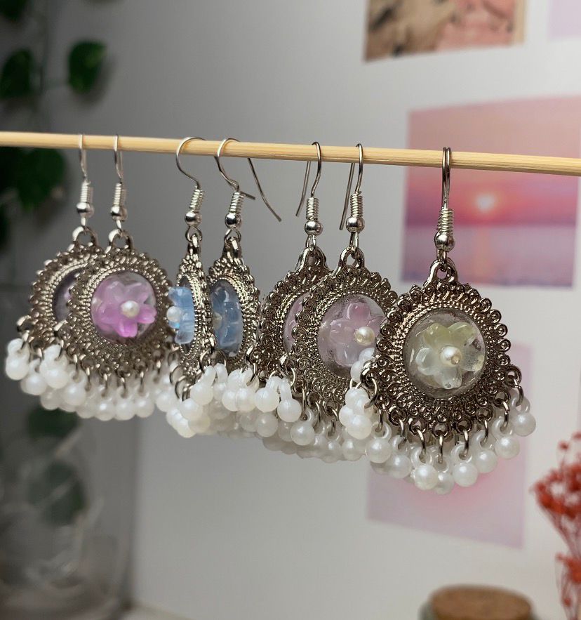 Mini Flora Jhumkis
